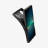ACS02841 - Sony Xperia 1 III Case Rugged Armor in matte black showing the back